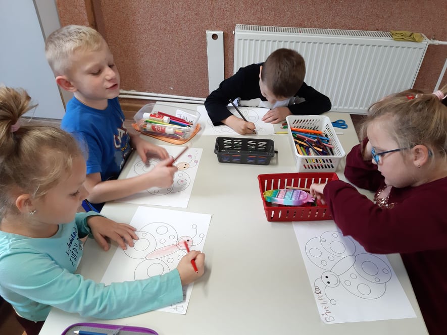 Spotkanie Puchatków z Paniami z Biblioteki Gminnej 20.10.2021r