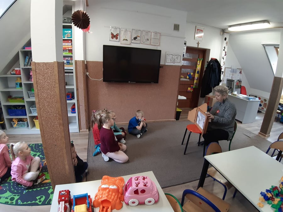 Spotkanie Puchatków z Paniami z Biblioteki Gminnej 20.10.2021r