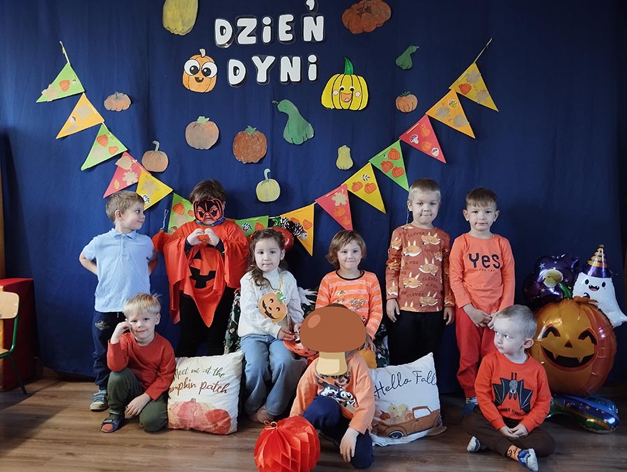 Puchatki świętują dzień dyni